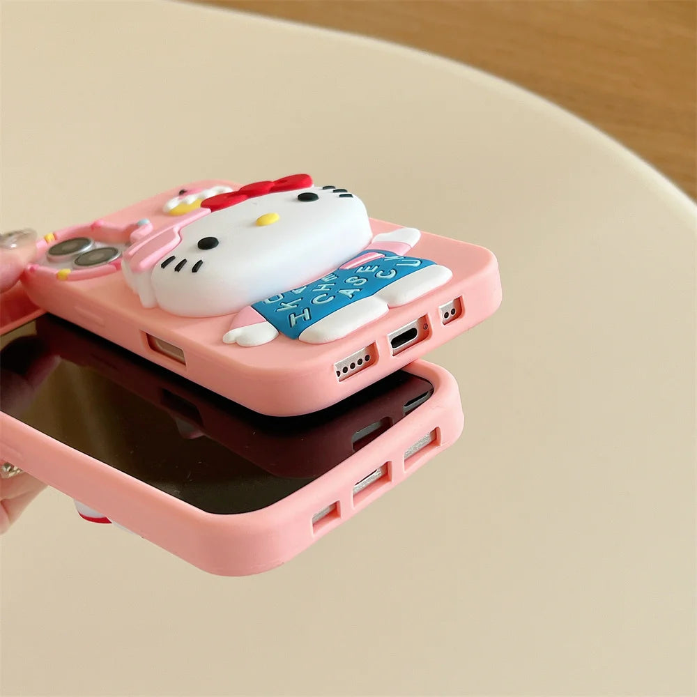 3D Hello Kitty Phone Case – Cute, Bold & Kawaii Style in Pink