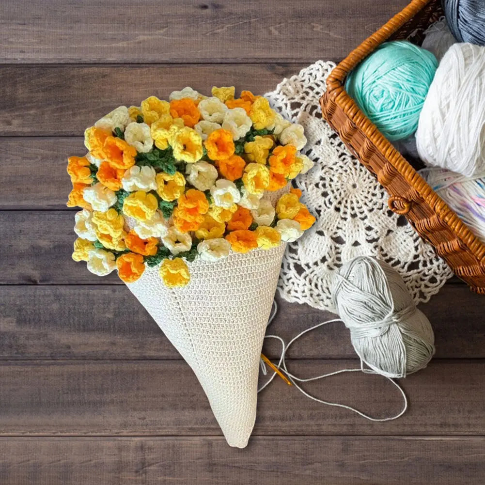 Romantic Rose Bouquet Blanket – Handmade Love Gift for Couples & Valentines