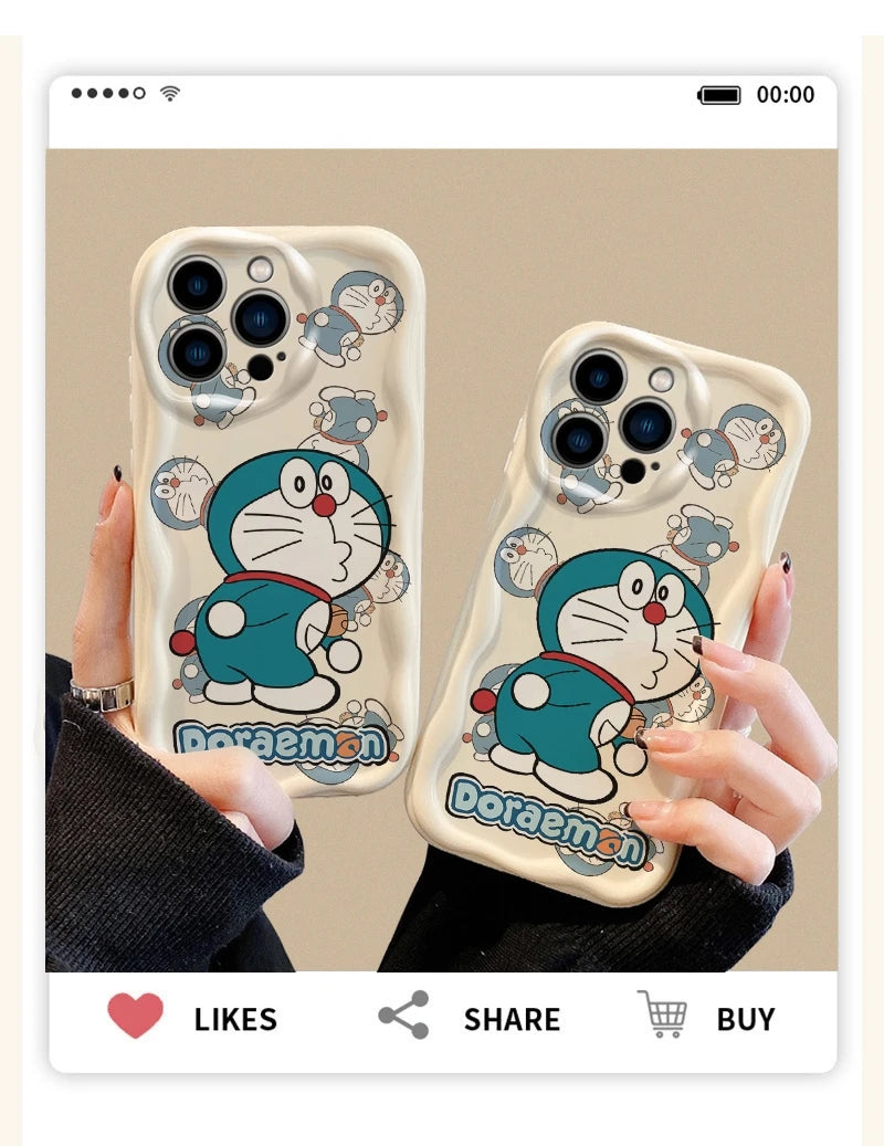 Doraemon Multi-Pose Phone Case – Anime-Inspired, Playful & Stylish