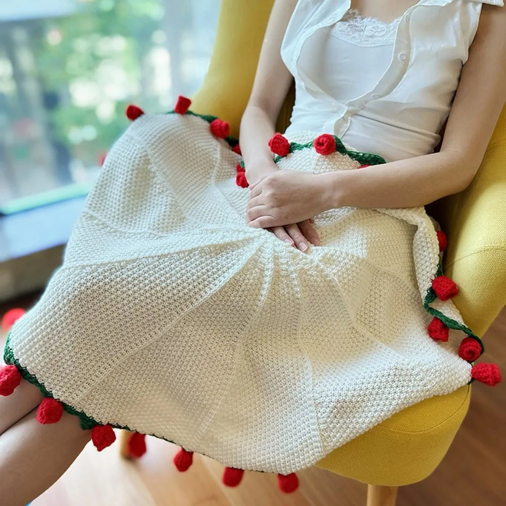 Romantic Rose Bouquet Blanket – Handmade Love Gift for Couples & Valentines