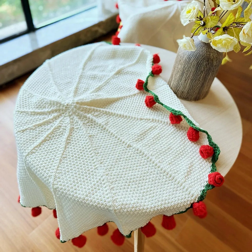 Romantic Rose Bouquet Blanket – Handmade Love Gift for Couples & Valentines