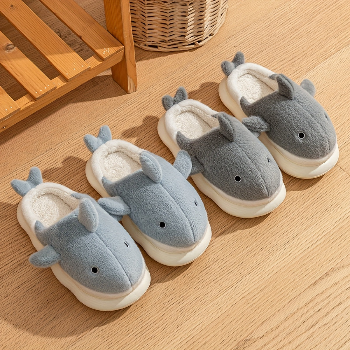 Shark Plush Slippers – Cozy, Fun & Unique Footwear for All Ages