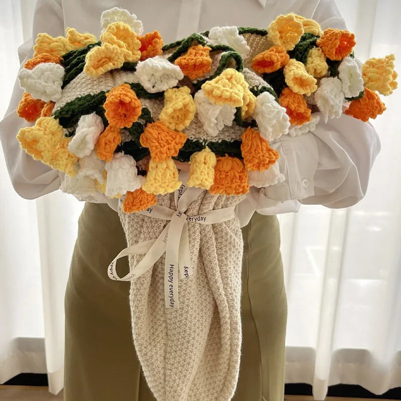 Romantic Rose Bouquet Blanket – Handmade Love Gift for Couples & Valentines