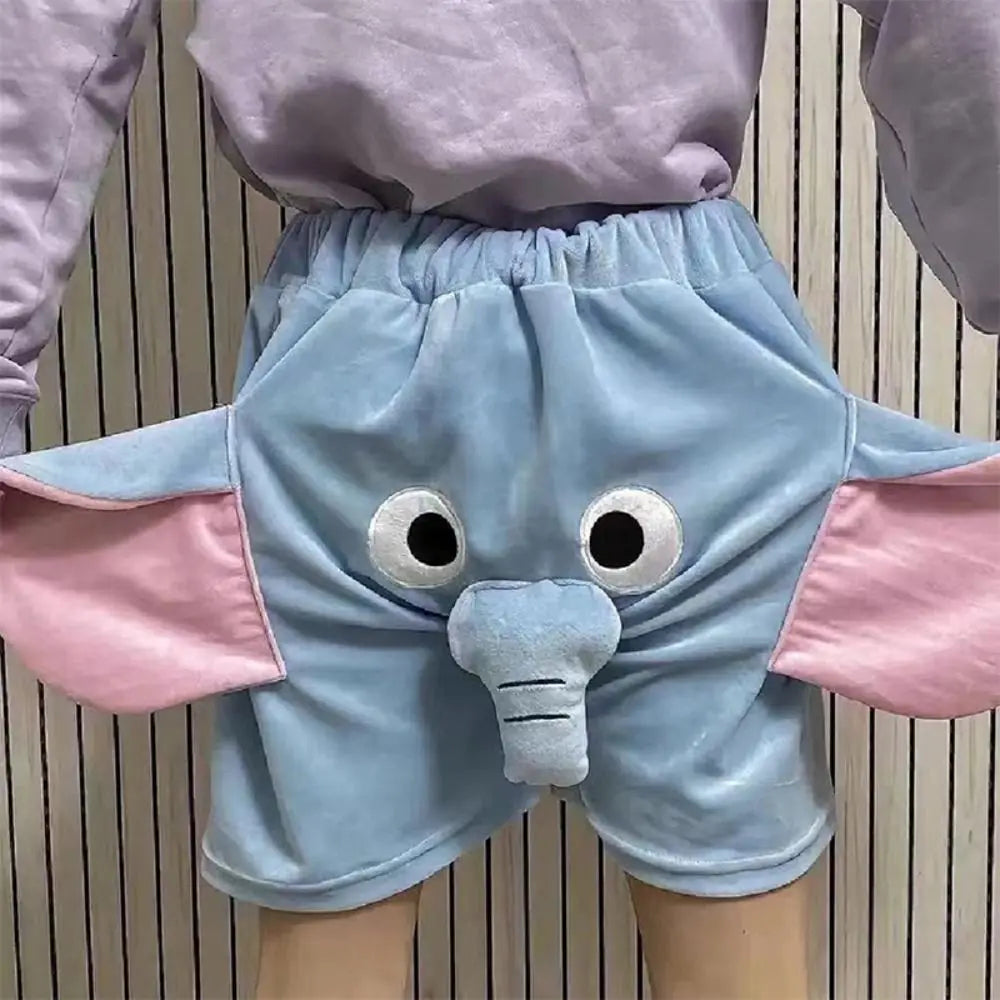 Funny Elephant Shorts – Cute 3D Animal Design for Couples & Playful Gifts