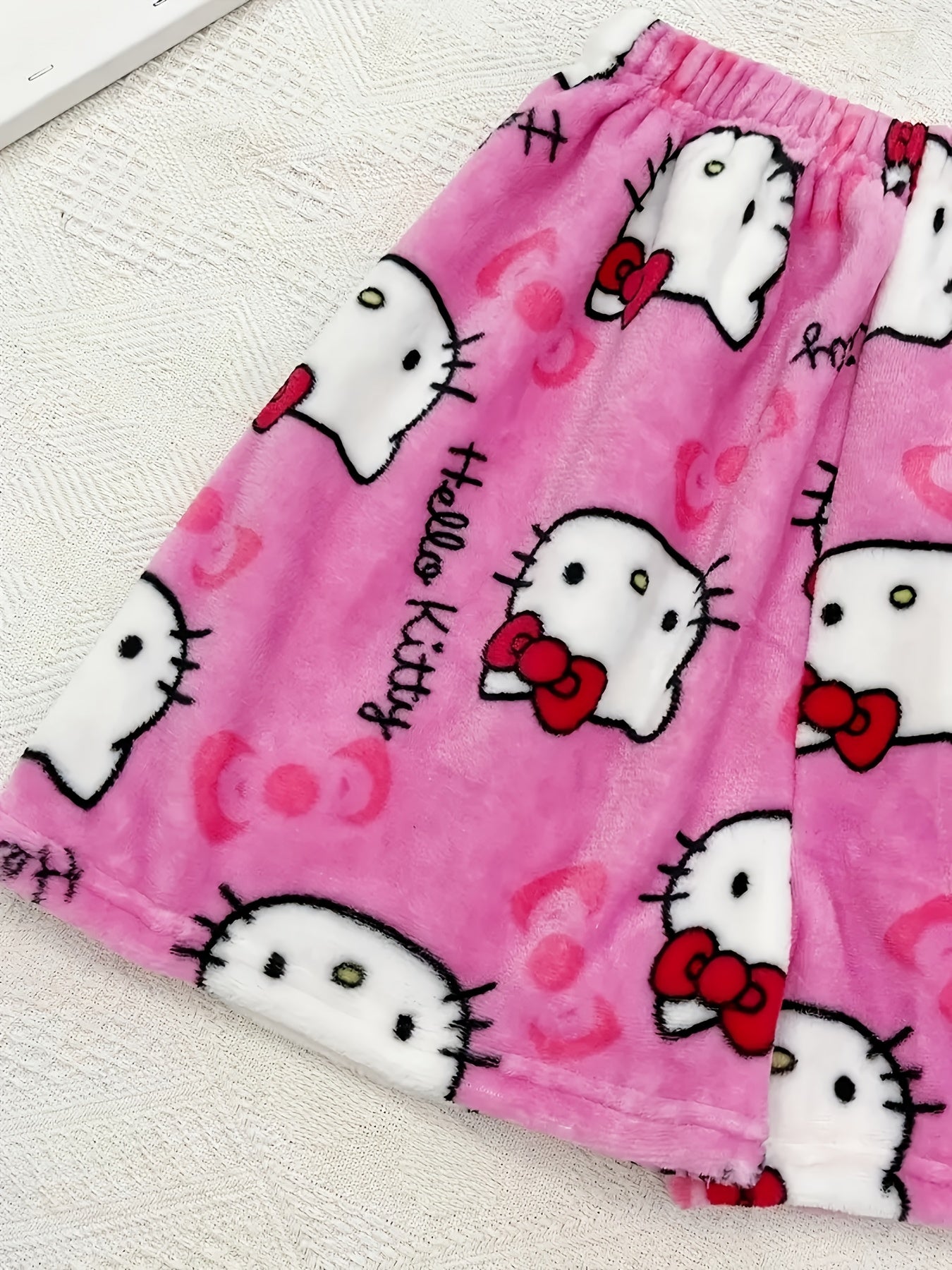 Cute Hello Kitty Plush Shorts – Perfect for Home & Relaxing