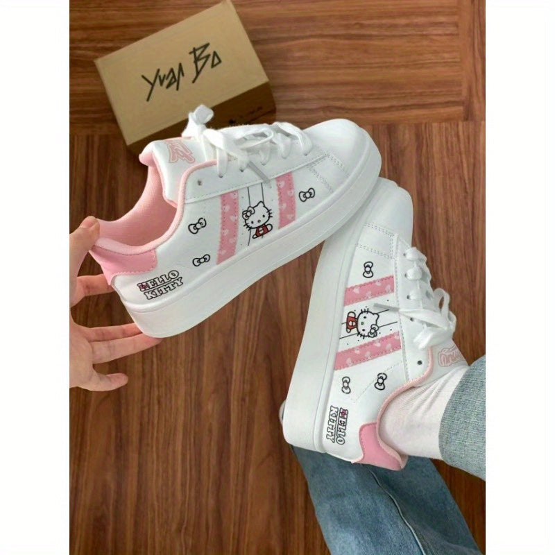 Hello Kitty Women’s Sneakers, Iconic Character Style with Playful Details & Everyday Comfort