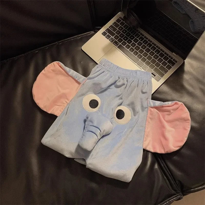 Funny Elephant Shorts – Cute 3D Animal Design for Couples & Playful Gifts