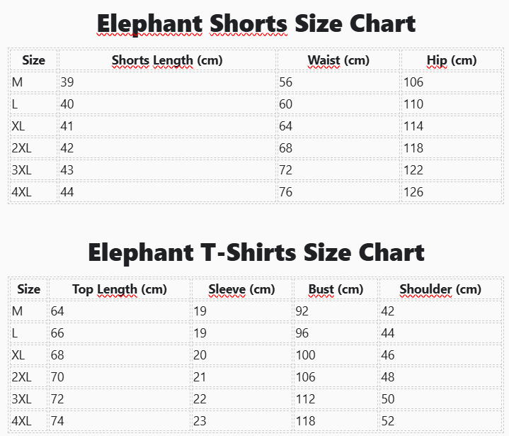 Matching Elephant Couple Pajama Set – Cute 3D Cartoon Loungewear for Lovers