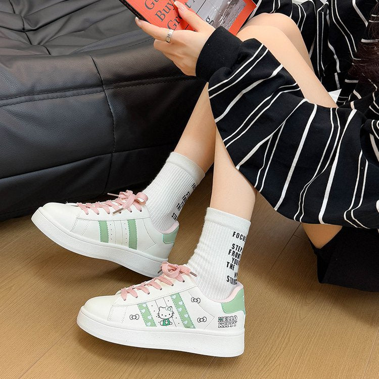 Hello Kitty Women’s Sneakers, Iconic Character Style with Playful Details & Everyday Comfort