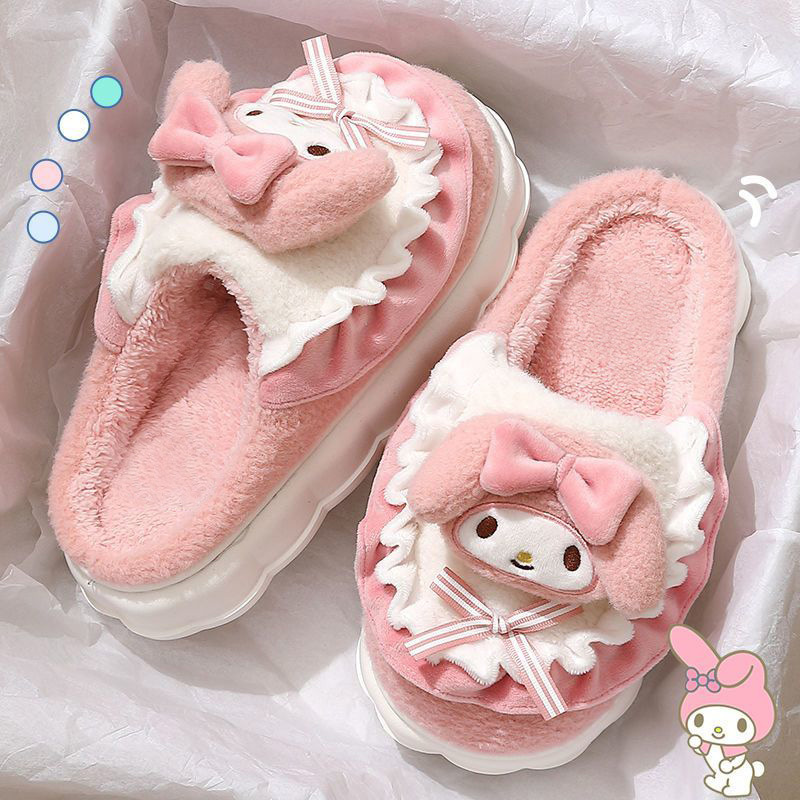 Hello Kitty Fuzzy Slippers – Cute Comfort for Every Step