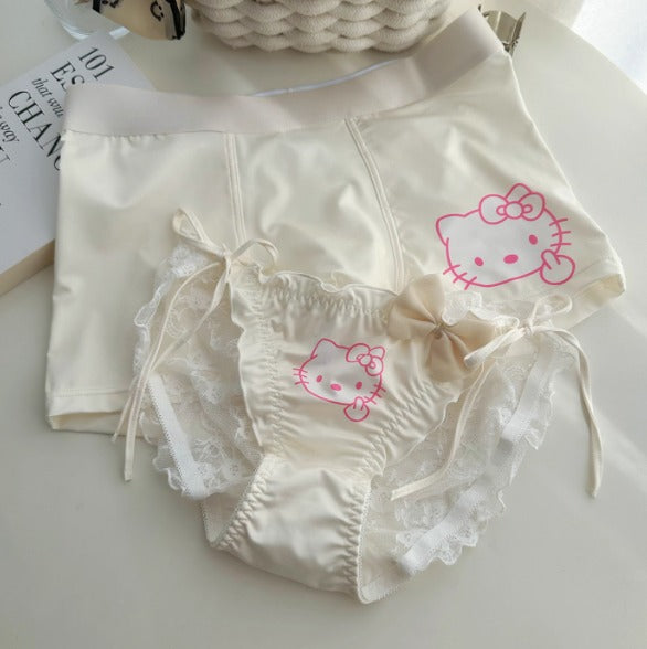 Hello Kitty Couple Underwear Set – Cute Matching Boxer & Panties