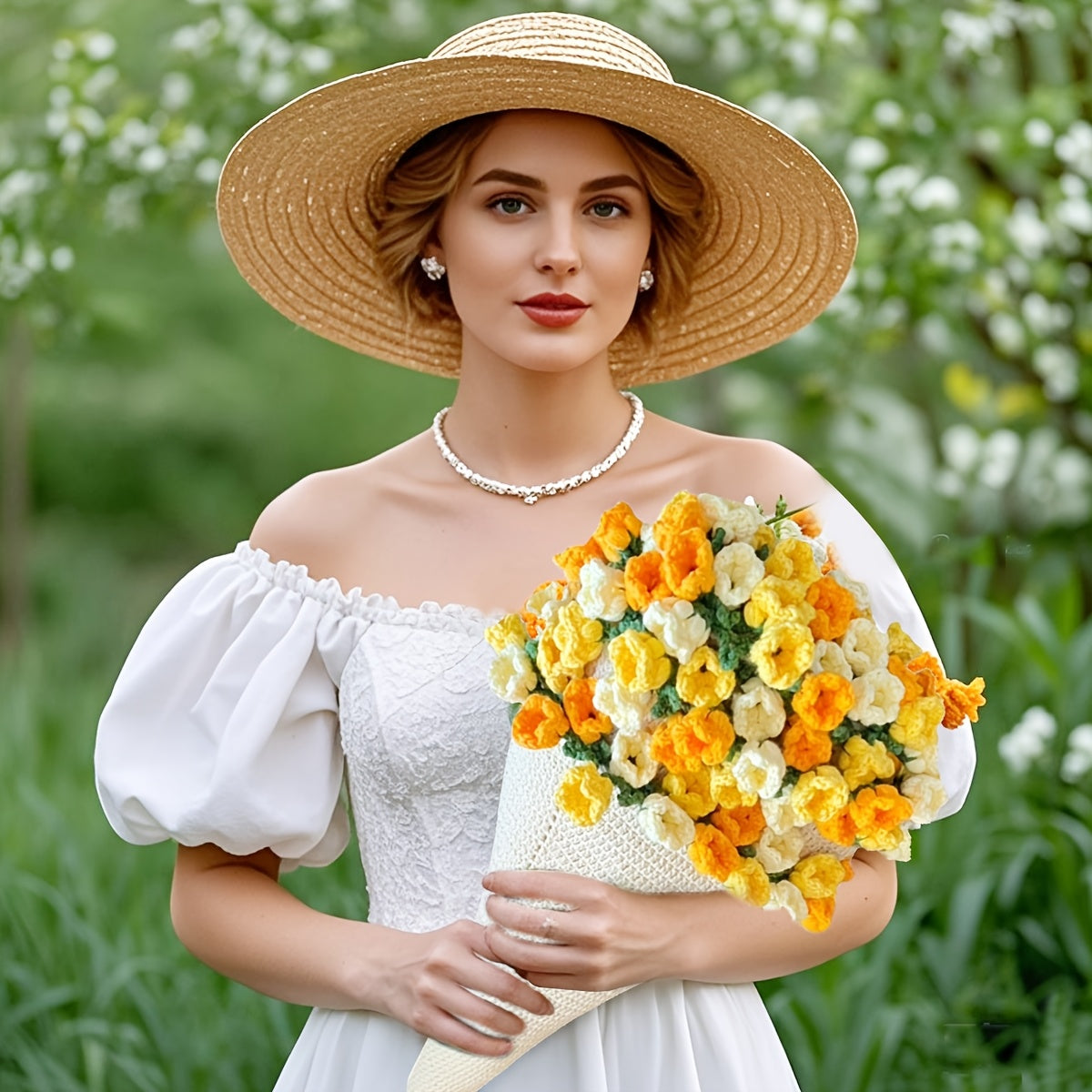 Romantic Rose Bouquet Blanket – Handmade Love Gift for Couples & Valentines